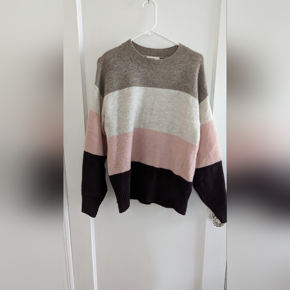 H&M L.o.g.g colorblock sweater
